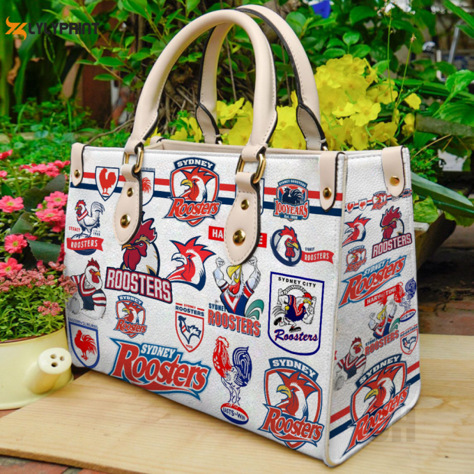 Sydney Roosters Leather Handbag For Women Gift 1