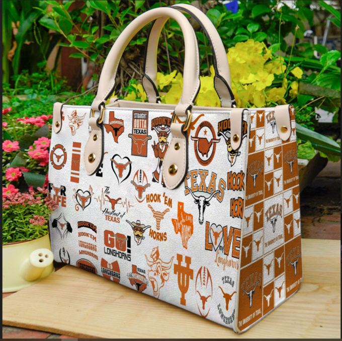 Texas Longhorns 1 Leather Handbag For Women Gift 2