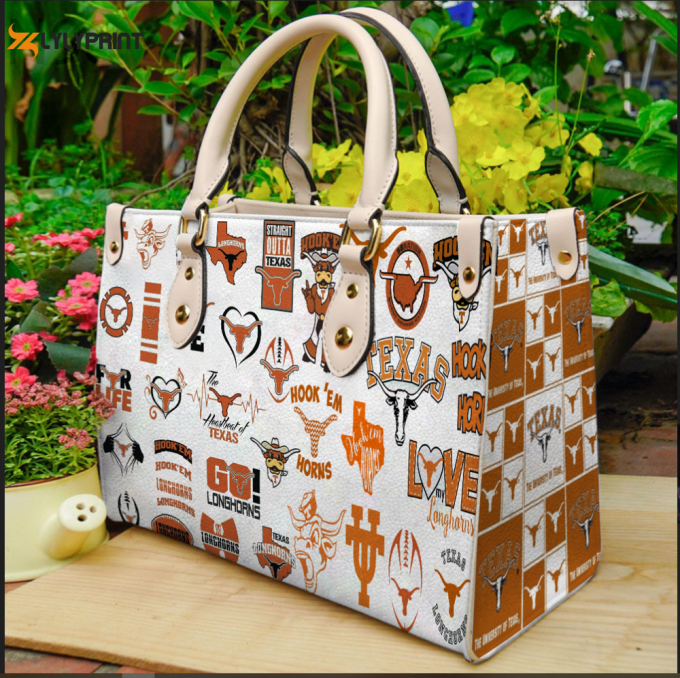 Texas Longhorns 1 Leather Handbag For Women Gift 1