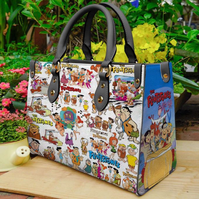 The Flintstones Leather Handbag For Women Gift 2