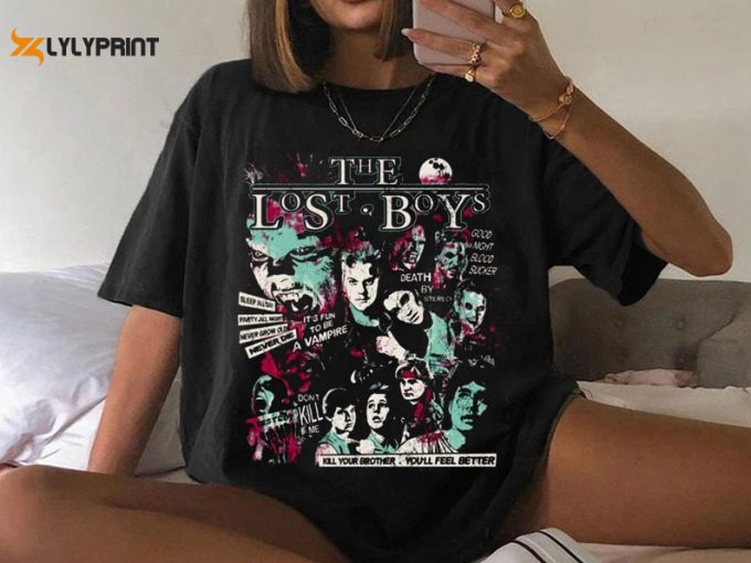 The Lost Boys Halloween 2023 T-Shirt, Lost Boys Vampire Movie Shirt, Halloween Shirt, Halloween Horror Movie Shirt, Halloween Gift Tee. 1