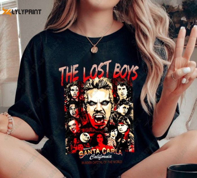 The Lost Boys Halloween Shirt, Lost Boys Vampire Movie Shirt, Santa Carla Shirt, Lost Boys Vampire Movie Shirt 1