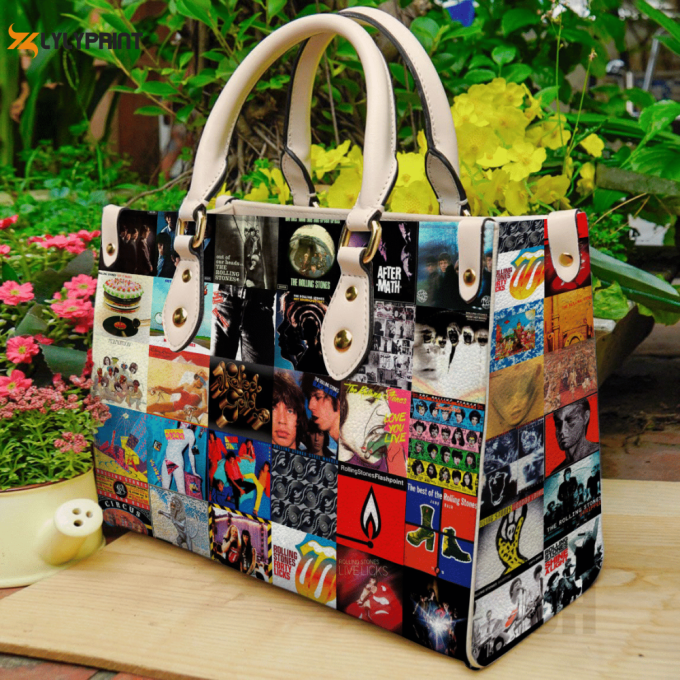 The Rolling Stones Leather Handbag For Women Gift 1