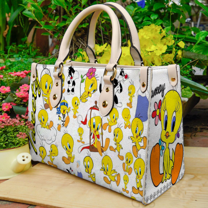 Tweety Bird Leather Handbag For Women Gift 2