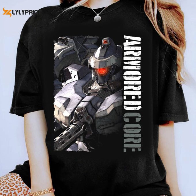 Vintage Armored Core Vi T-Shirt, Armored Core Vi Game Shirt, Armored Cores Seri Game Shirt, Fires Of Rubicon Shirt, Video Game Gift Tee. 1