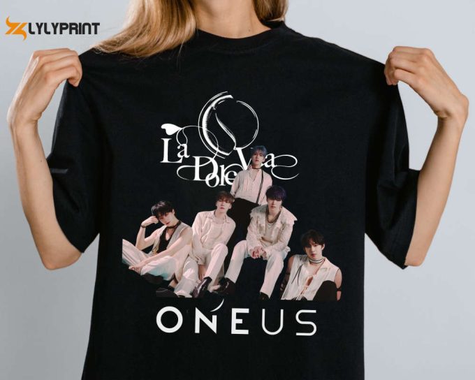 Vintage Oneus Album La Dole Vita T-Shirt, La Dolce Vita Tee, Seoho Leedo Keonhee Hwanwoong Xion Shirt, Kpop Concert Merch, Oneus Gift Tee. 1