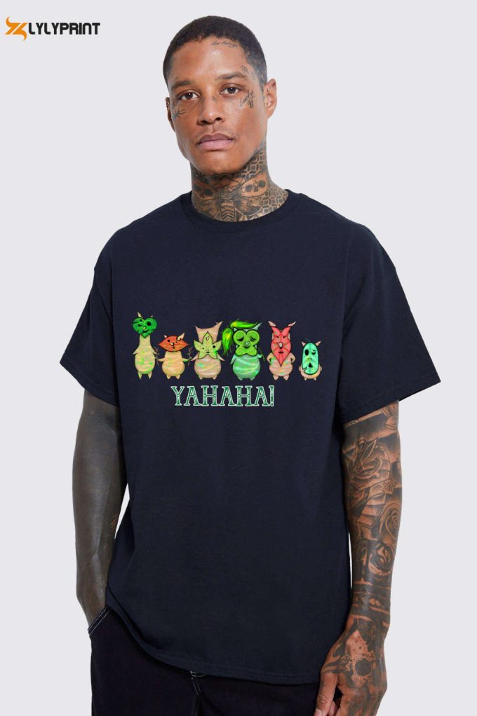 Yahaha Zelda Korok T-Shirt, Breath Of The Wild Hylia Gift, Korok Arboretum Tee, Korok Space Program Sweatshirt, Princess Zelda Hoodie. 1