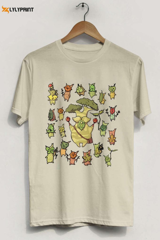 Zelda Korok Shirt, Flora Of Hyrule, Breath Of The Wild Hylia Gift, Korok Arboretum Tee, Gaming Sweatshirt. 1