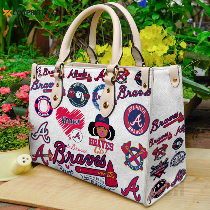 Atlanta Braves Lover Leather Bag For Women Gift 1