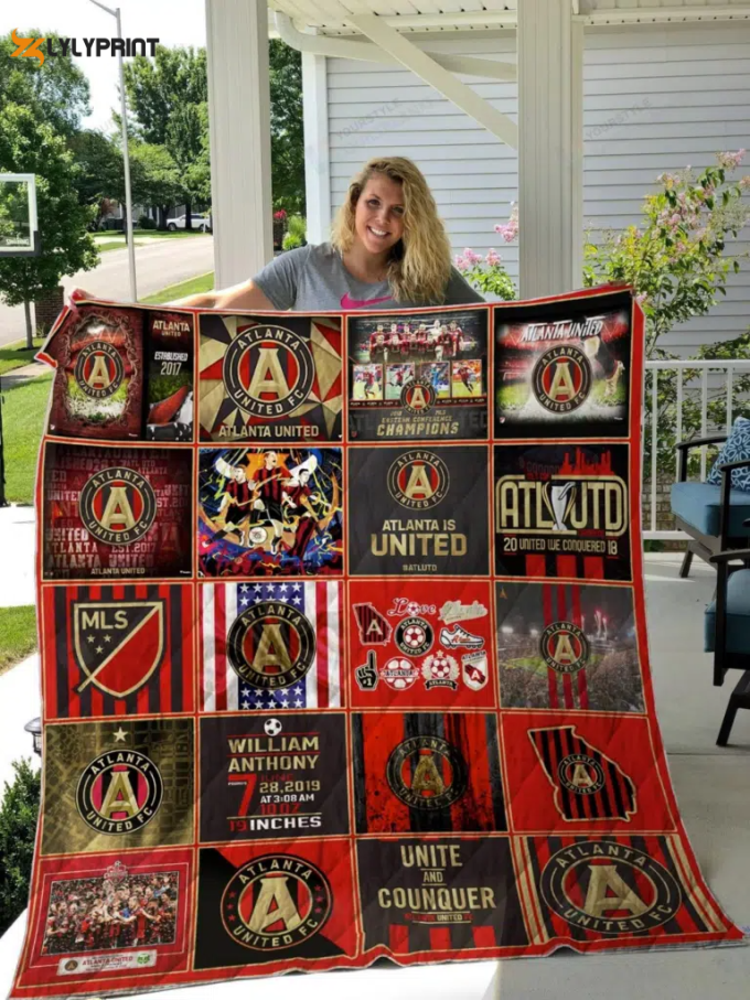 Atlanta United Fc Quilt For Fans Home Decor Gift 1