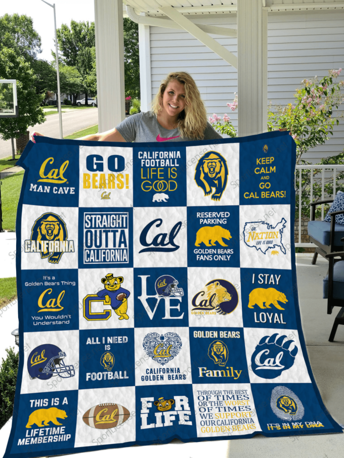 California Golden Bears 1 Quilt For Fans Home Decor Gift 2