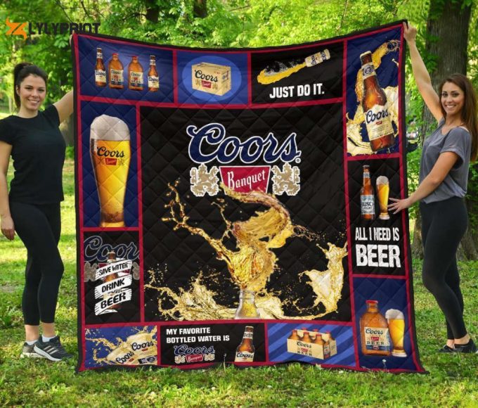 Coors Banquet Quilt For Fans Home Decor Gift 1