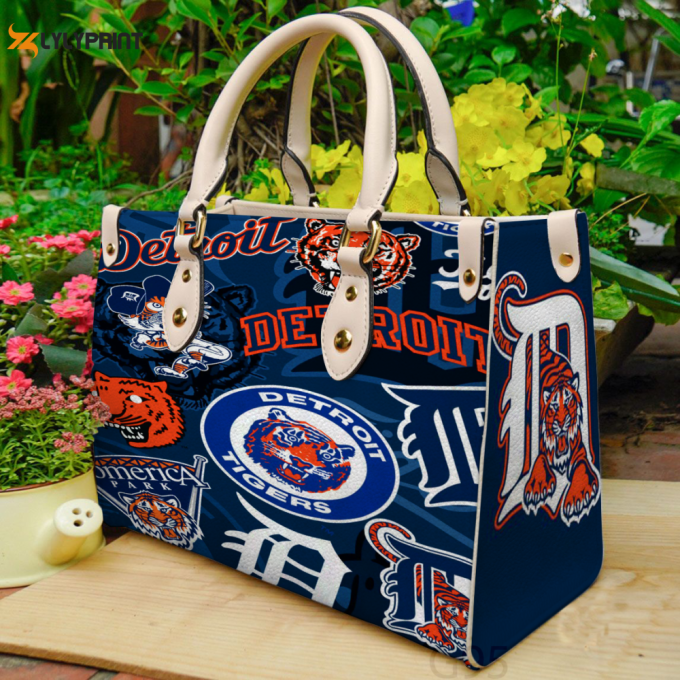 Detroit Tigers Leather Bag For Women Gift 1