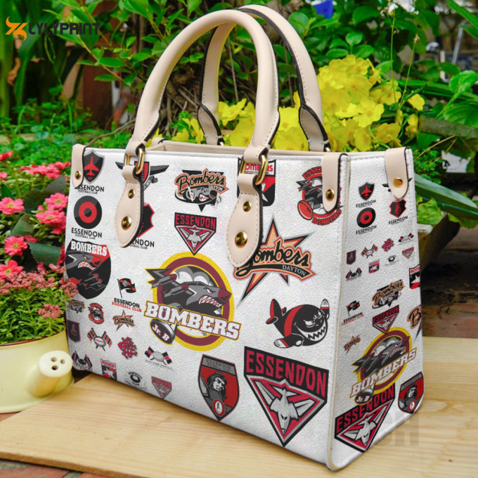 Essendon Football Club Leather Bag For Women Gift 1