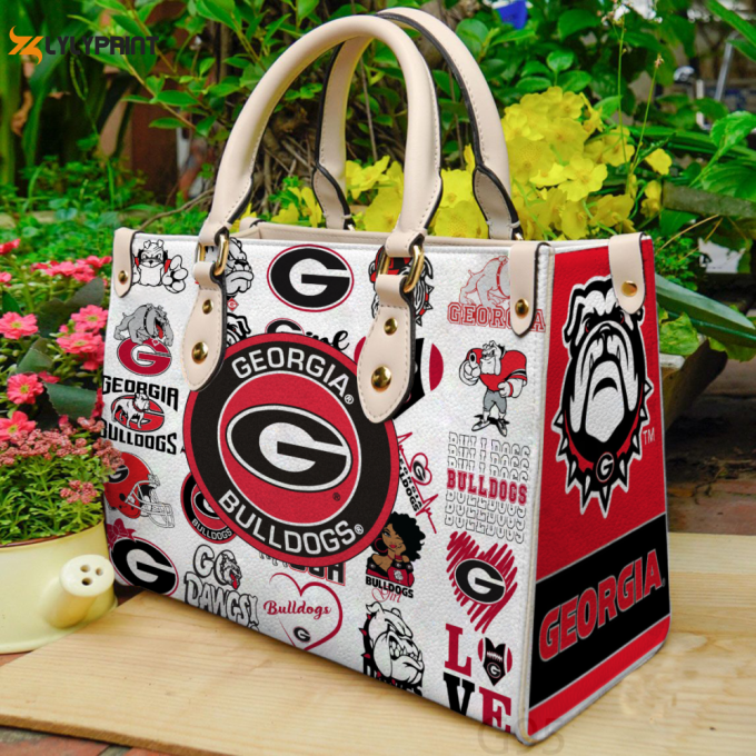 Georgia Bulldogs Hand Leather Bag For Women Gift 1