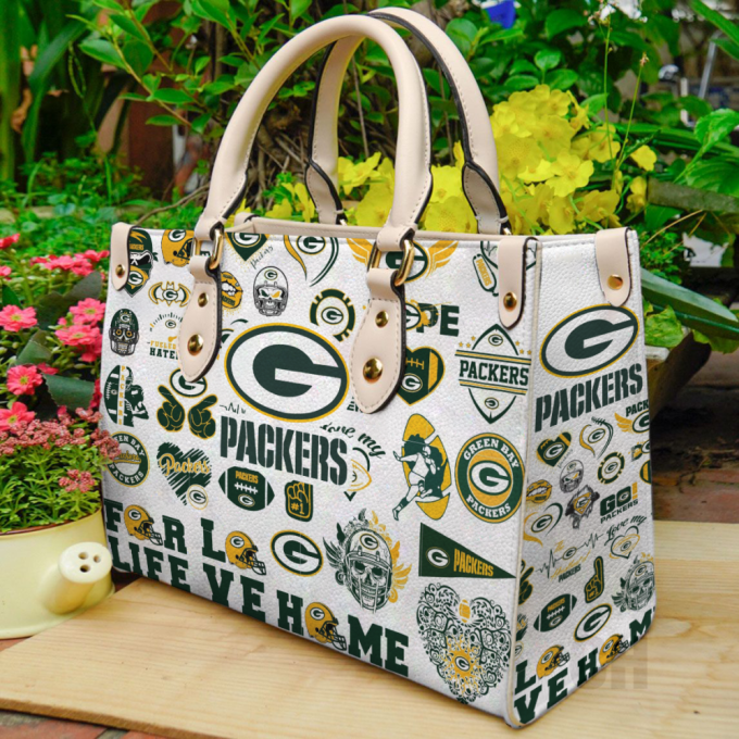 Green Bay Packers Lover Leather Bag For Women Gift 2