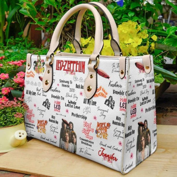 Led Zeppelin 2 Hand Leather Bag For Women Gift 2