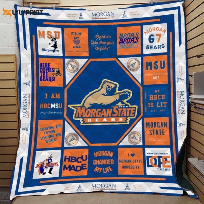 Morgan State Bears 1 Quilt For Fans Home Decor Gift 1