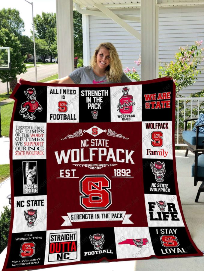 Nc State Wolfpack 1 Quilt For Fans Home Decor Gift 2