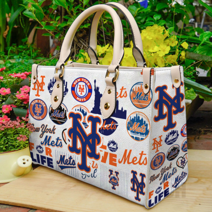 New York Mets Lover Leather Bag For Women Gift 2