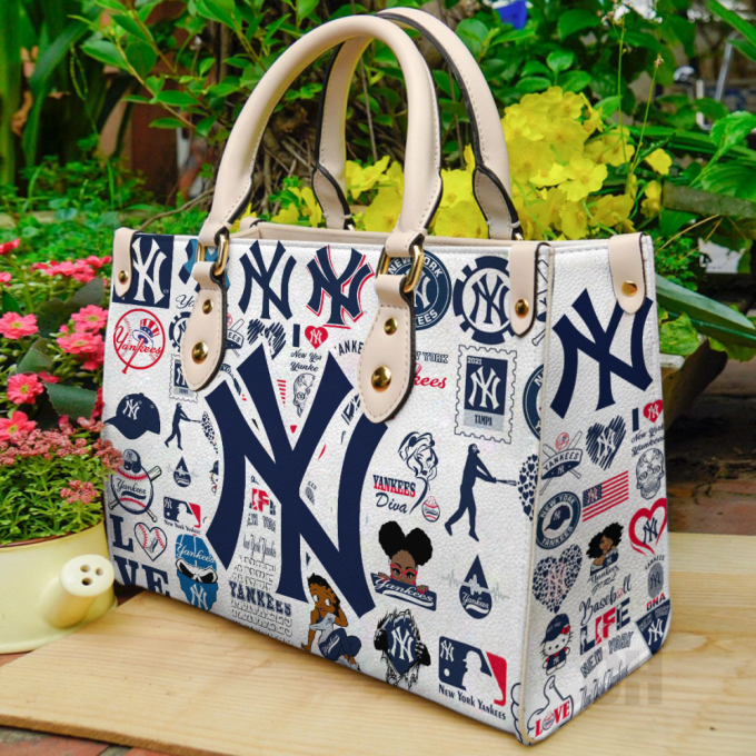 New York Yankees Leather Bag For Women Gift 2