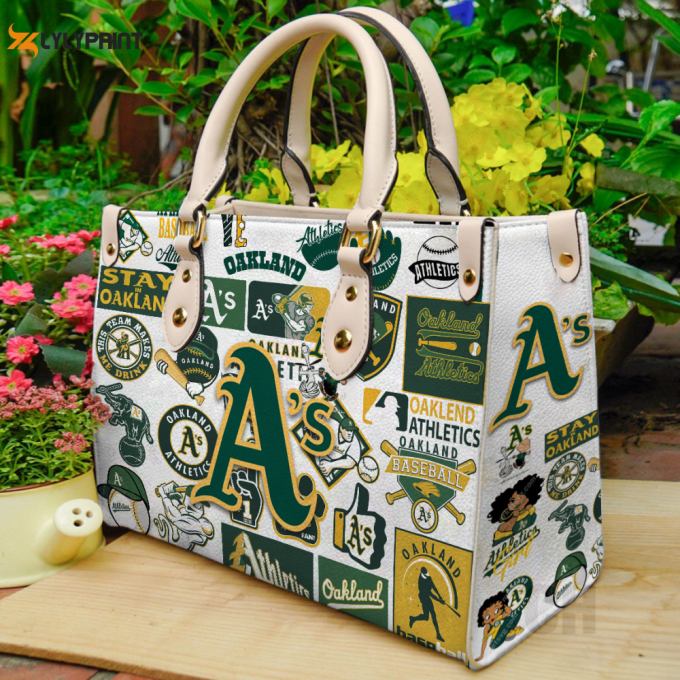 Oakland Athletics Lover Leather Bag For Women Gift 1