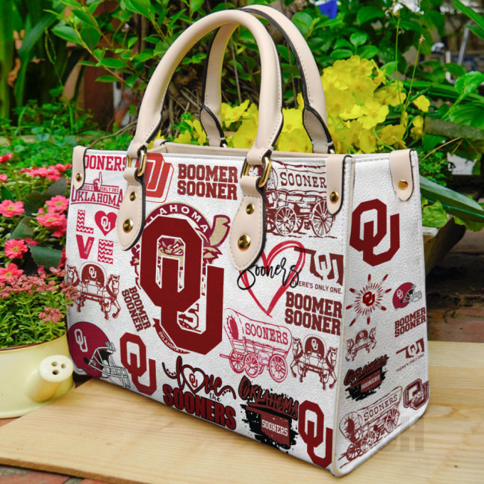 Oklahoma Sooners Sooners Leather Bag For Women Gift 2