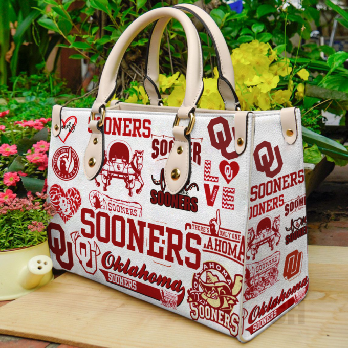 Oklahoma Soonersfor Women Giftand Leather Bag For Women Gift 2