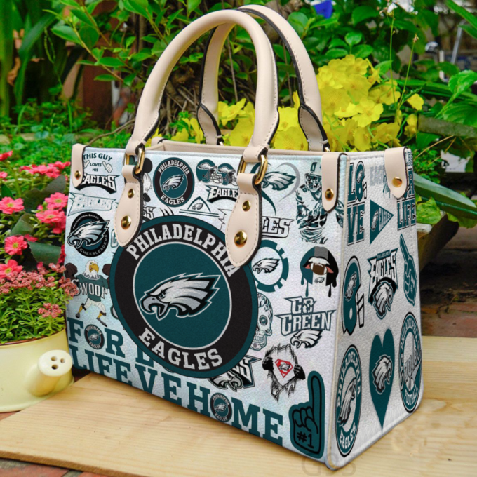 Philadelphia Eagles Hand Leather Bag For Women Gift 2