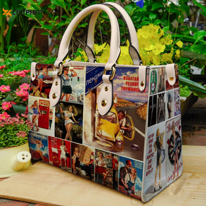 Pin-Ups Leather Bag For Women Gift 1