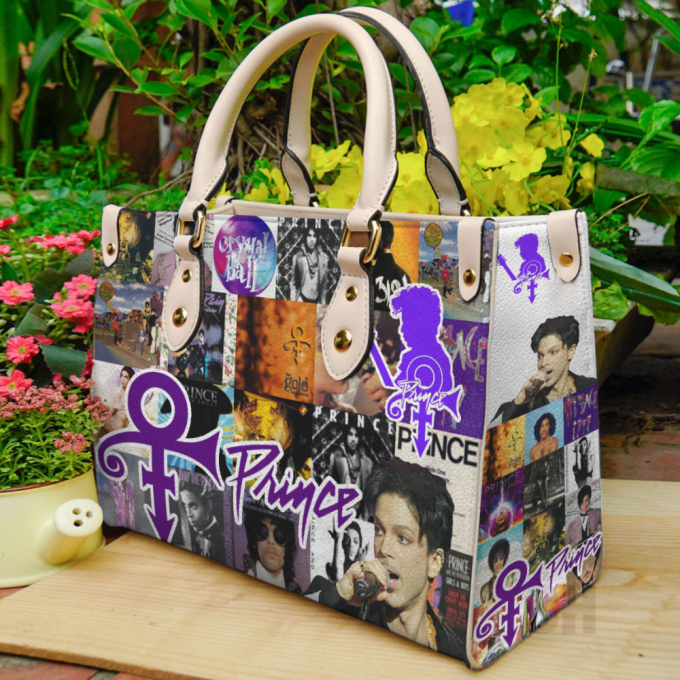 Prince Purple Hand Leather Bag For Women Gift 2