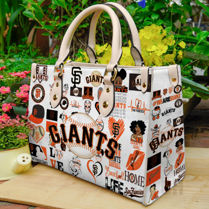 San Francisco Giants Leather Bag For Women Gift 2