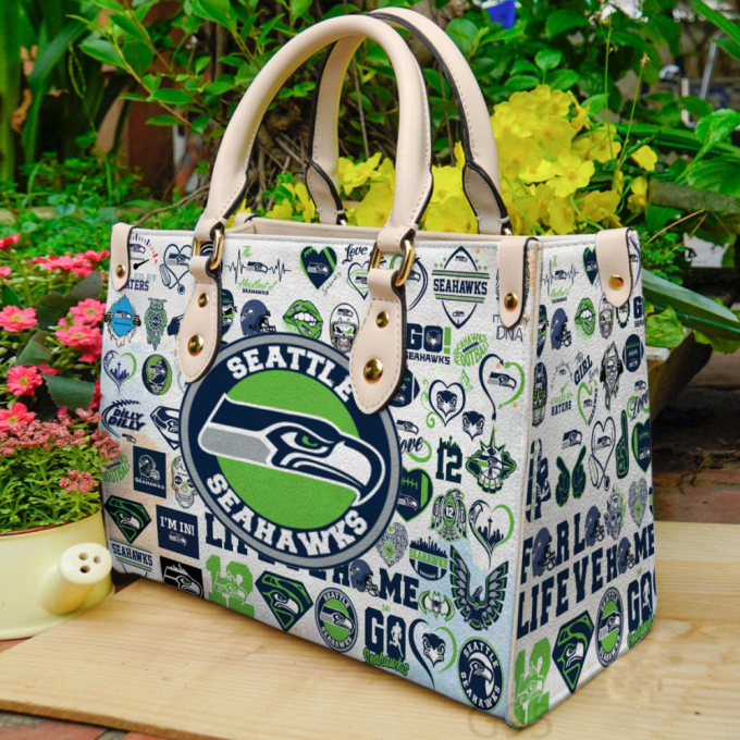 Seattle Seahawks I0For Women Giftand Leather Bag For Women Gift 2