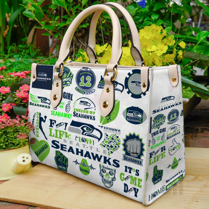 Seattle Seahawks Lover Leather Bag For Women Gift 2