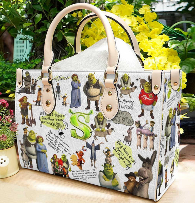 Shrek White Leather Bag For Women Gift 2