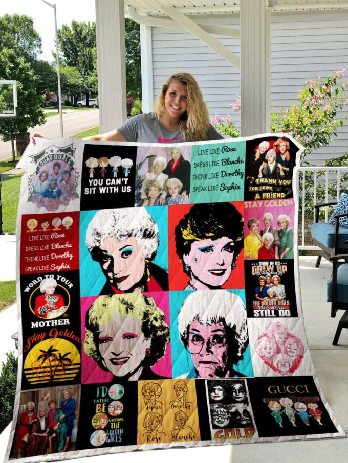 The Golden Girls Quilt For Fans Home Decor Gift 2