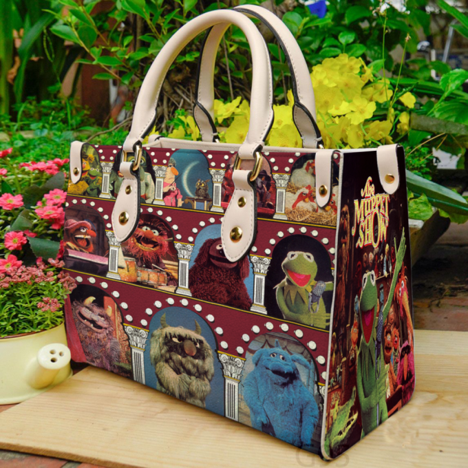 The Muppet Show Hand Leather Bag For Women Gift 2