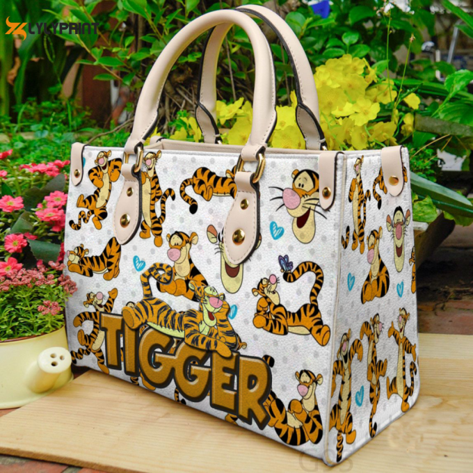 Tigger Winnie The Pooh Cute Leather Bag For Women Gift 1