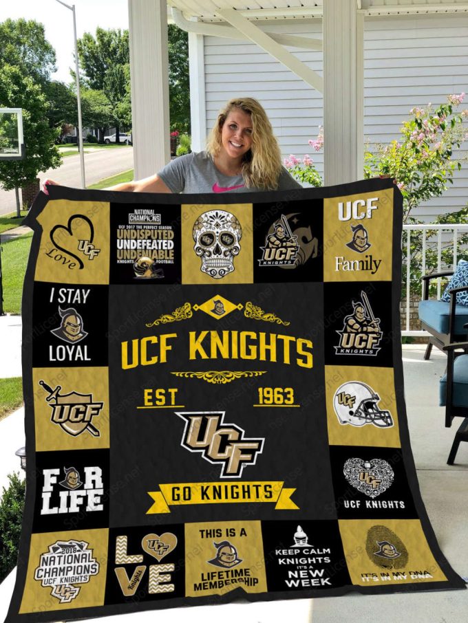 Ucf Knights 1 Quilt For Fans Home Decor Gift 2