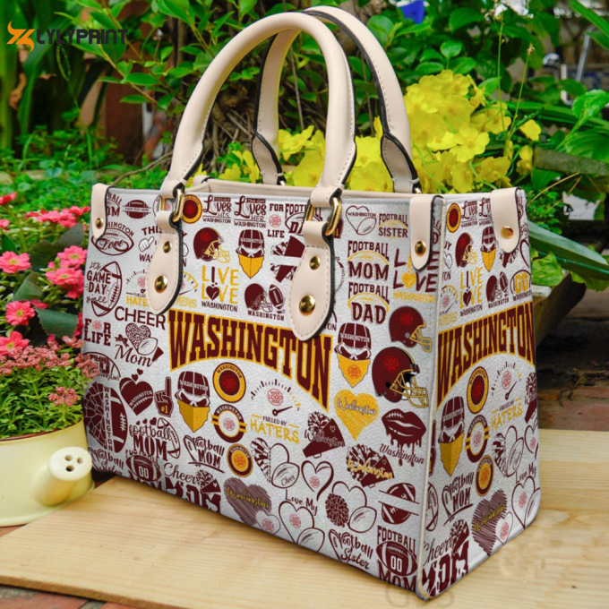 Washington Redskins A1 Hand Leather Bag For Women Gift 1