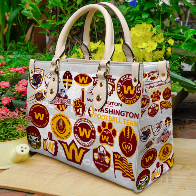 Washington Redskins Lover Leather Bag For Women Gift 2