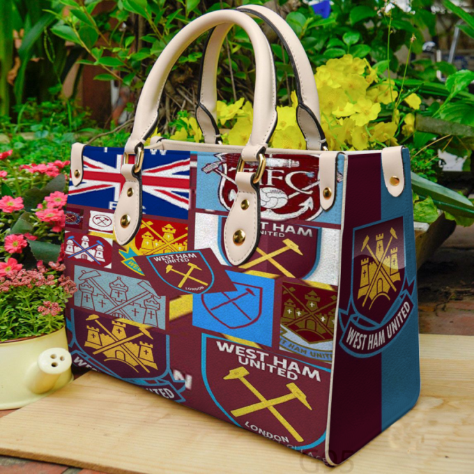 West Ham United 1 Hand Leather Bag For Women Gift 2