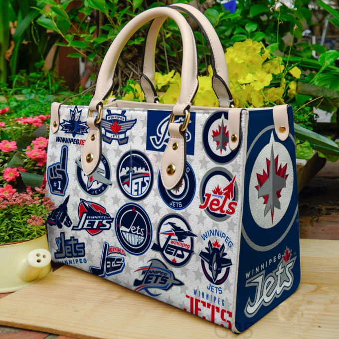 Winnipeg Jets Leather Bag G95 2