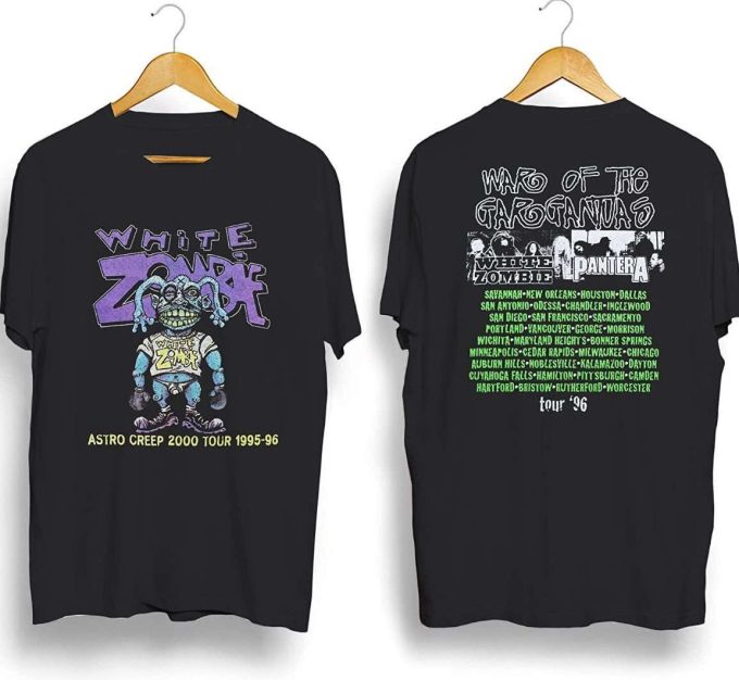 Vintage 1996 White Zombie Astro Creep 2000 Tour T-Shirt - Limited Edition Rock Merch 1