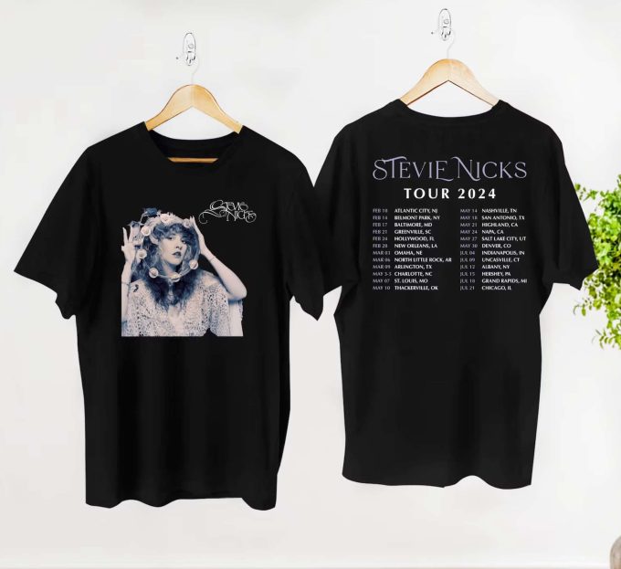 2024 Stevie Nicks Tour Live T-Shirt: Authentic Concert Merchandise With Stevie Nicks Shirt 1