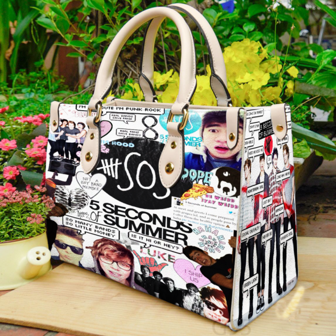 5 Seconds Of Summer 1 Leather Bag For Women Gift 2