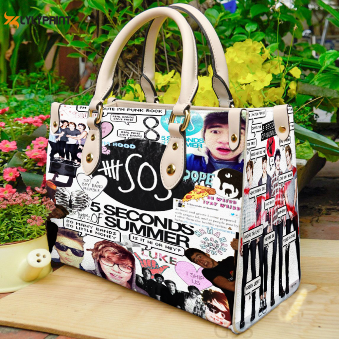 5 Seconds Of Summer 1 Leather Bag For Women Gift 1