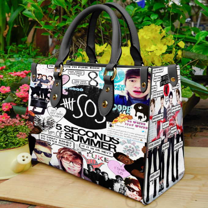 5 Seconds Of Summer Leather Bag For Women Gift 2