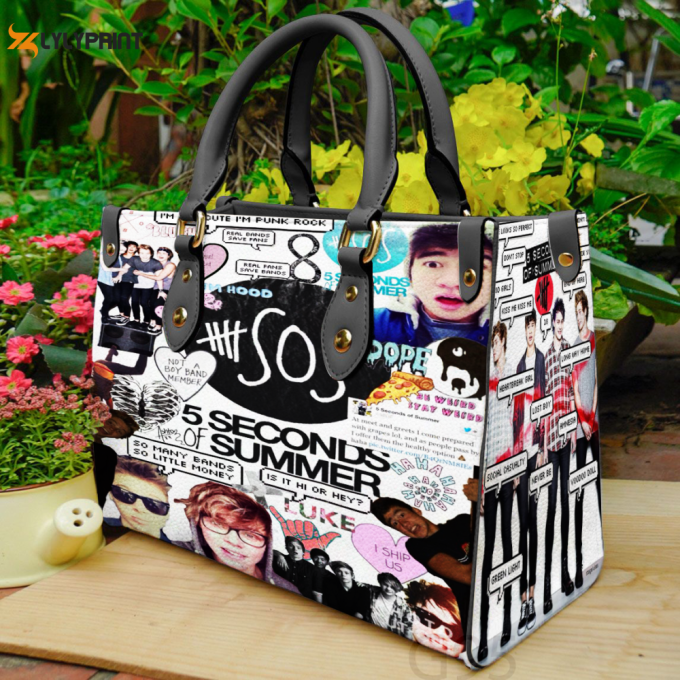 5 Seconds Of Summer Leather Bag For Women Gift 1