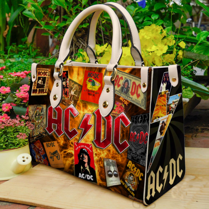 Acdc Band Love Leather Bag For Women Gift 2